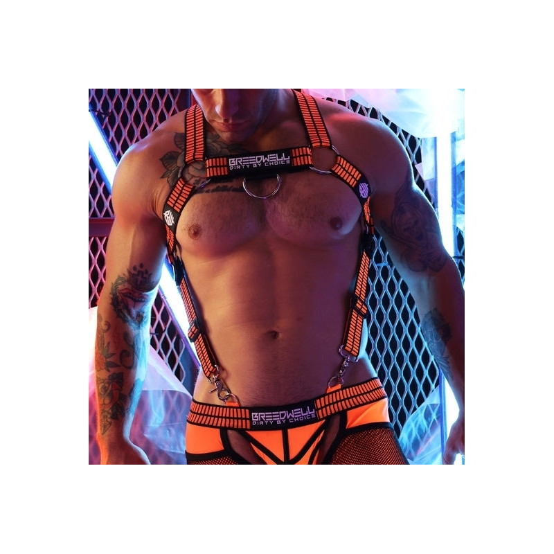 Breedwell Harnais Body Hybred Breedwell Orange